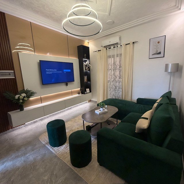 Photo de chambre salon meubler